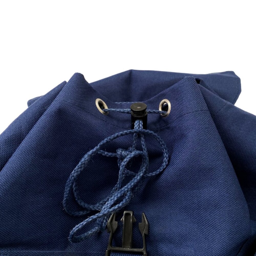 Olympics Navy Drawstring Backpack Lake Geneva and Matterhorn Region Old School - Picture 5 of 10